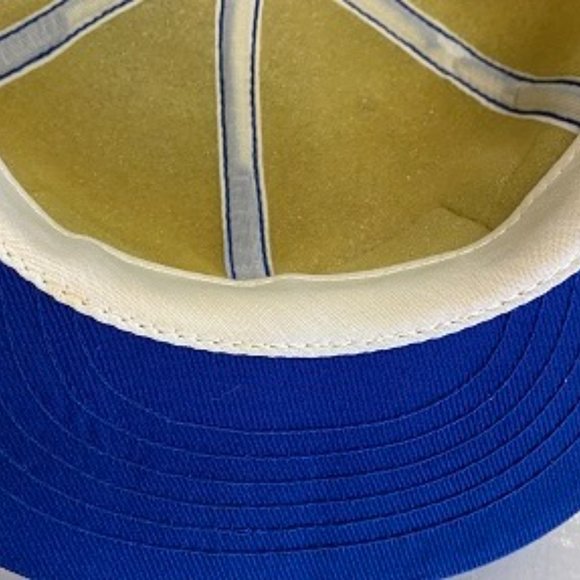Vintage Goodyear Eagle Trucker Hat Cotton Hat adjustable Snap Back Cap Blue - Picture 6 of 8